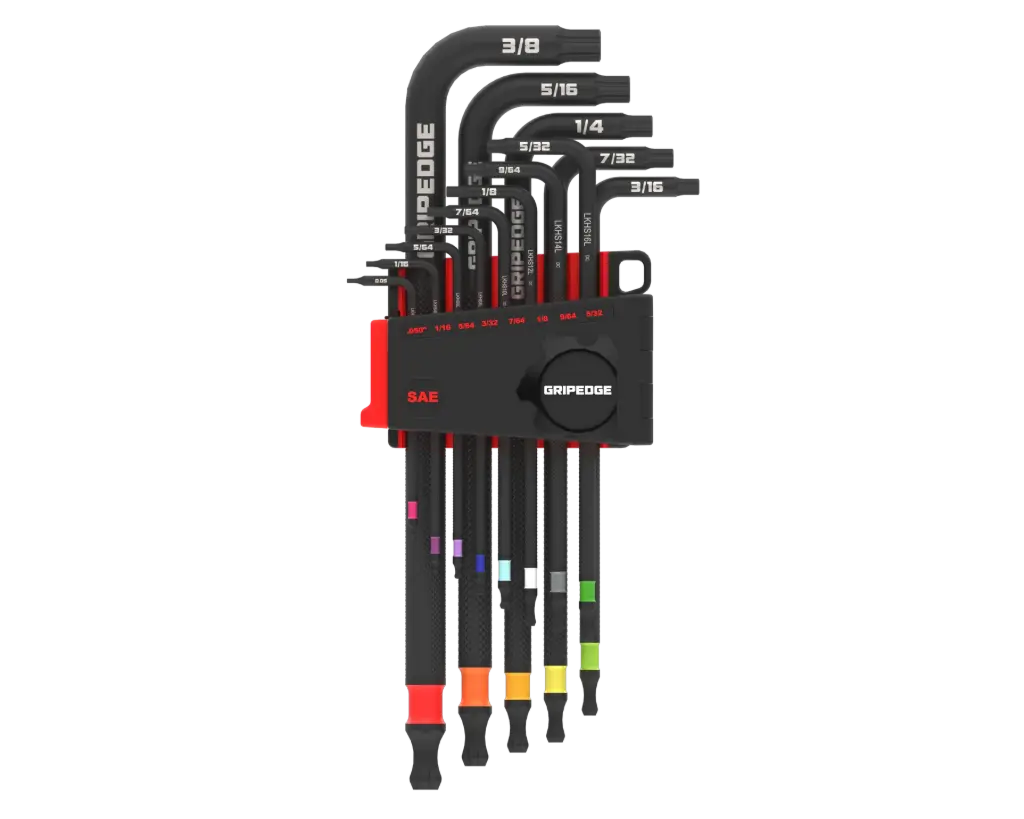 GripEdge | 13-PC RPT Long SAE Hex Key Set [LKHS13LS]