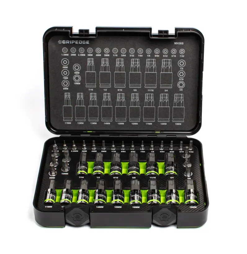 Master RPT Hex Bit Socket Set - 38-Pc [MH38S]
