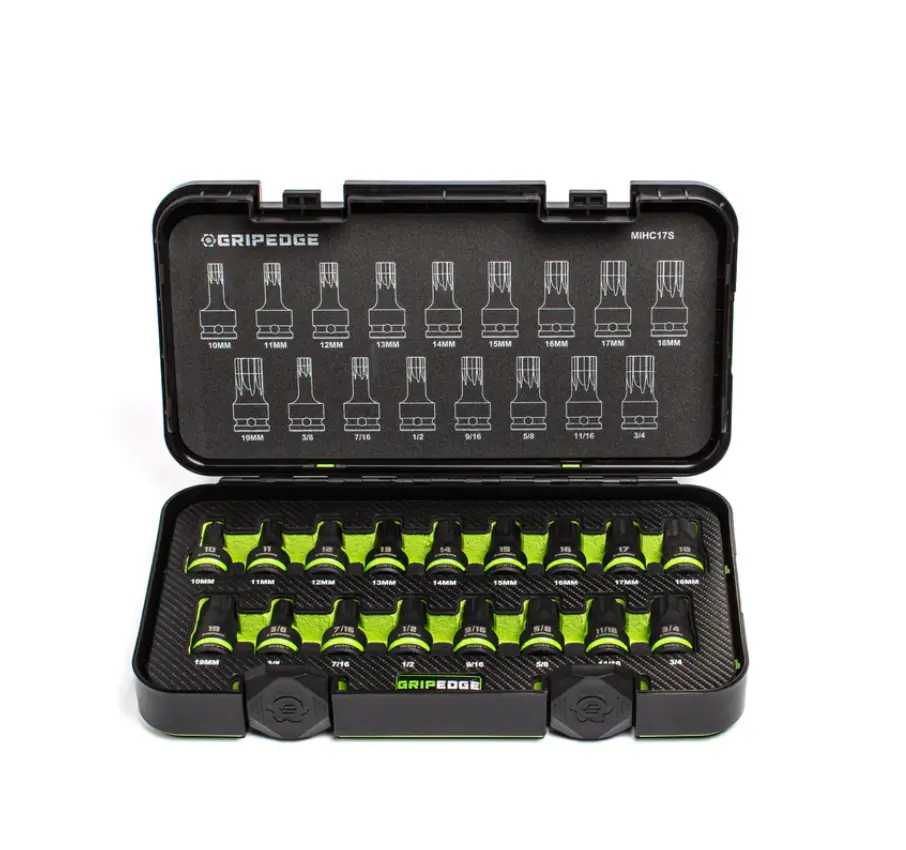 Master RPT 1/2" Drive Impact Hex set - 17-PC   [MIHC17S]
