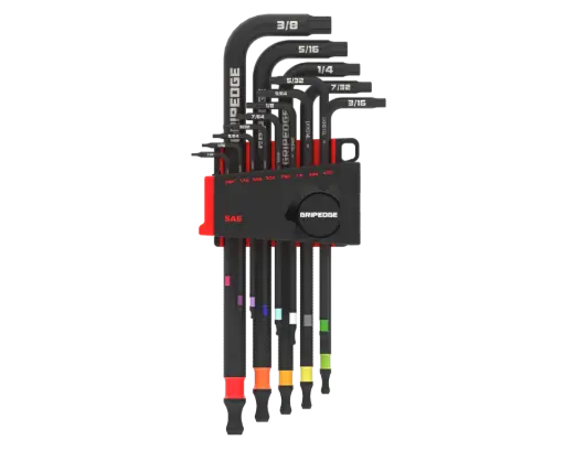GripEdge | 13-PC RPT Long SAE Hex Key Set [LKHS13LS]
